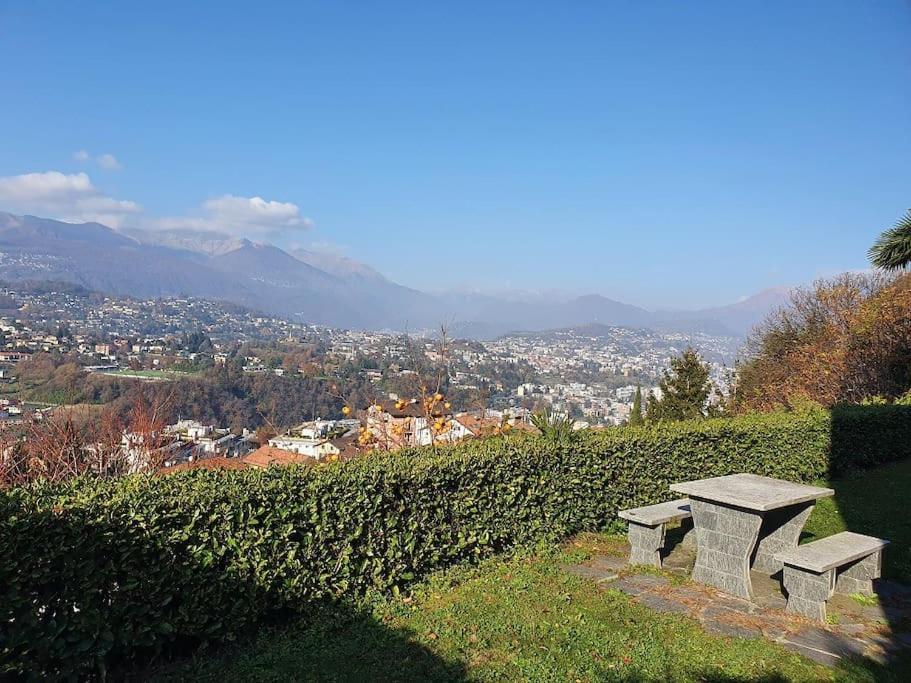 Casetta Accogliente Con Vista Sopra Lugano Paradiso Exterior foto